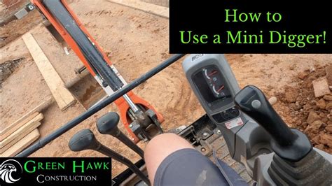 how easy to use a mini digger|dax mini digger instructions manual.